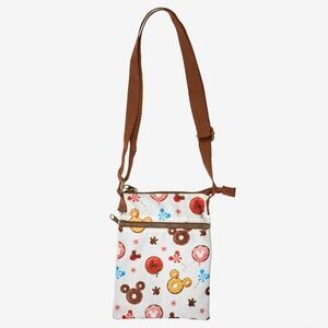 Loungefly Disney Mickey Mouse Sweets Passport Crossbody Bag